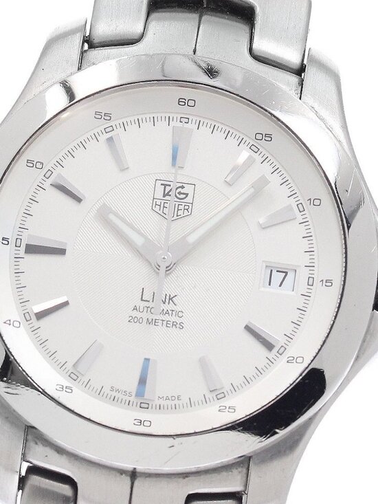 TAG HEUER Link WJF2111 Date Silver Dial Automatic Men\'s Watch_944154 main image 5